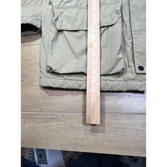 Nautica Mens chore barn coat Tan Corduroy Collar Size Large Quilted Lined - Picture 6 of 9